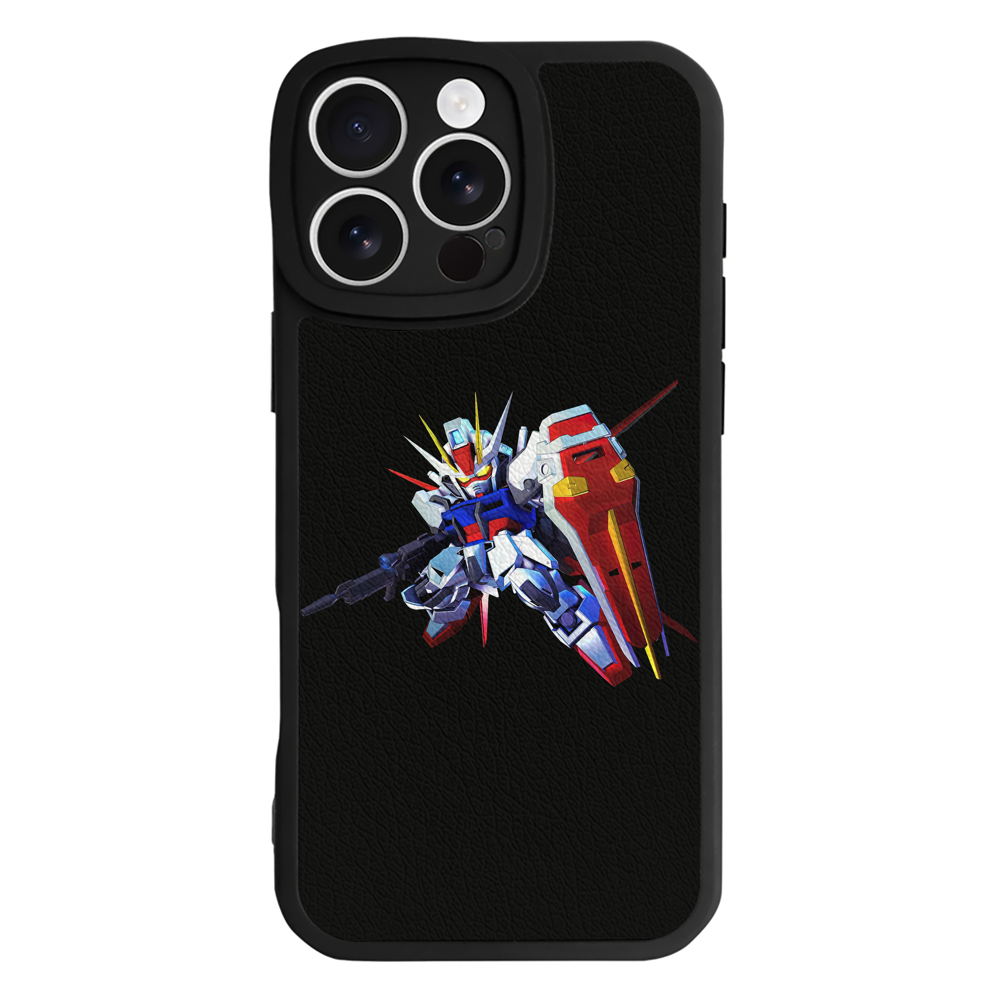 （画像用） 機動戦士ガンダム Mobile Suit Gundam 【iPhone 16シリーズ対応】シリコンスマホケース（レザー調） 材質：シリコン
